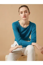 Koton Hollow Out Collar Knitwear Sweater