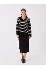 LC Waikiki Women's Elastic Waist Plain Skirt