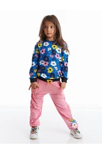 Mushi Pink Floral Girl Tracksuit Set