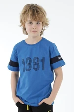 Slazenger Boys' T-Shirt, Blue T-Shirt, T-shirt