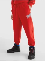 Red Mens Sweatpants Tommy Jeans - Men