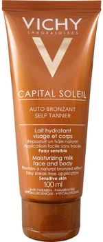 Vichy Hydratační samoopalovací mléko na obličej a tělo Capital Soleil Auto Bronzant (Moisturizing Milk Face and Body) 100 ml Vichy Hydratační samoopalovací mléko na obličej a tělo Capital Soleil Auto Bronzant (Moisturizing Milk Face and Body) 100 ml