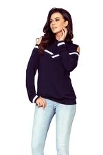 Comfortable blouse with off-the-shoulders and Numoco ribbing