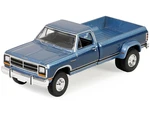 1989 Dodge Ram D-350 Dually  Twilight Blue Metallic and Ice Blue Metallic "Dually Drivers" Series 14 1/64 Diecast Model Car by Greenlight