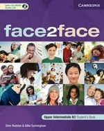 face2face Upper-Intermediate: Student´s Book with CD-ROM/Audio CD - Chris Redston, Gillie Cunningham