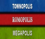 Townopolis Romopolis Megapolis Collection Steam CD Key