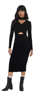 ONLY Dámské šaty ONLINA Standard Fit 15302675 Black/Cross M