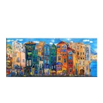 Obraz Tablo Center Colorful Houses, 140x60 cm