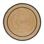 Szaro-naturalny okrągły dywan ø 90 cm Mahon – Universal