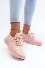 Dámské sportovní boty z lehké tkaniny Pink Xalara