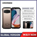 DOOGEE V30T 5G Rugged Smartphone 6.58Inch FHD 120Hz Display Dimensity 1080 6nm 12GB 256GB Mobile Phone 108MP Camera 10800mAh NFC