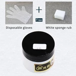 50ml White Leather Repair Paste Shoe Cream Leather Paint for Sofa Car Seat Holes Scratch Cracks Restoration Leather Care Paint