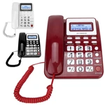 GY-T2020CID Landline Phone Household Wired Telephone Desk Phone With Speaker Voice Recorder Caller ID Calculator Function