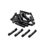 50pcs/Lot Safety Brooch Pin Bar Blank Base With Adhesive Backing For DIY Jewelry Making Name Tag Badges Replacement Accessories