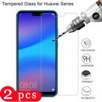 2Pcs tempered glass for huawei nova 3 3i 3e 4 4e protective film on Glass smartphone nova 5 5i pro 5T 5Z phone screen protector