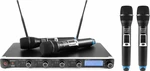 Omnitronic UHF-304 823 MHz Conjunto de micrófono de mano inalámbrico
