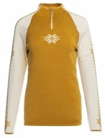 Dale of Norway Geilo Womens Sweater Mustard M Saltador Camiseta de esquí / Sudadera con capucha