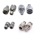 2pcs F to N Male Plug & Female Jack RF Coaxial Adapter Connector Fast Deliverg