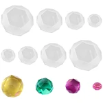 1PCS Diamond Shaped Silicone Molds Gem Necklace Pendants Epoxy Resin Mould For DIY Handmade Jewelry Making Finding Tools