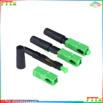 Free Shipping 100pieces/box SC APC Fiber Fast Connector SC APC Single Fiber optic quick connector SC Connector Use FTTH Tool
