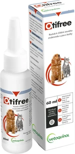 OTIFREE Čistění zevního zvukovodu pes/kočka 60 ml