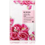 Mizon Joyful Time Rose hydratačná plátienková maska pre stiahnuté póry 23 g