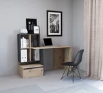 Levný PC stůl Porto 2, artisan/šedý