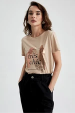 T-shirt da donna DEFACTO