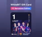 WhiteBIT - FC Barcelona Edition - 1 USDT Gift Card