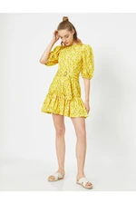 Koton Both Dress - Yellow - Ruffle