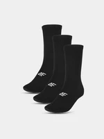 Women's Casual Socks Above the Ankle (3pack) 4F - Black