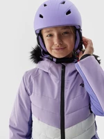 Dívčí lyžařská bunda membrána 10000 - fialová