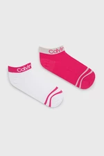 Ponožky Calvin Klein dámské, růžová barva