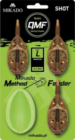 Mikado krmítko method feeder shot q.m.f. set l - 20 g 30 g 40 g