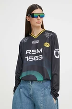 Bavlnené tričko s dlhým rukávom Résumé AllieRS Blouse Unisex čierna farba, 20211110