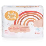 BABY CHARM Super Dry Flex Midi vel.3 pleny 6-10 kg 41 ks, poškozený obal