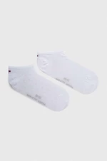 Ponožky Tommy Hilfiger 2-pak dámske, biela farba, 701227307