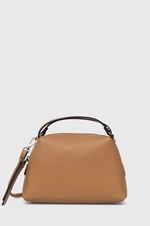 Kožená kabelka Gianni Chiarini hnedá farba