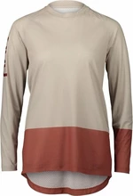 POC MTB Pure Women's LS Jersey Light Sandstone Beige/Himalayan Salt XL Cyklodres/ tričko