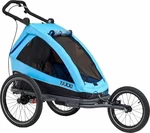 taXXi Kids Elite One Cyan Blue Siège pour enfant et remorque