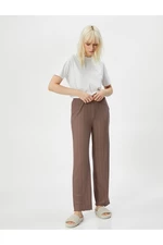 Koton Pajama Bottoms Straight Leg with Lace Waist