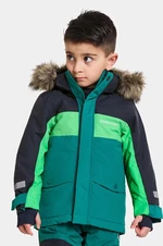 Dětská zimní bunda Didriksons BJÄRVEN KIDS PARKA zelená barva