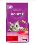 WHISKAS granule s hovädzím 14kg