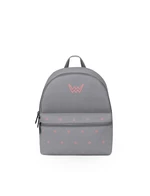 Women's Grey Polka Dot Backpack Vuch Miles Grey