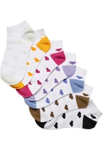 Sneaker socks made of recycled yarn Heart 7-Pack multicolor