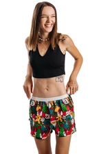 Women's green patterned shorts by Represent