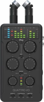 IK Multimedia iRig PRO Quattro I/O Deluxe Interfaz de audio USB