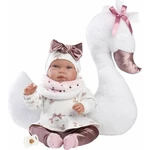 Llorens 84456 New born realistická bábika bábätko so zvukmi a mäkkým látkovým telom 44 cm