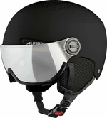 Alpina Arber Visor Q-Lite Ski Helmet Black Matt L Kask narciarski