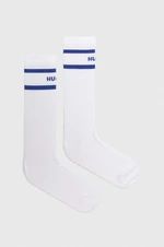 Ponožky Hugo Blue 2-pak pánske, biela farba, 50523006